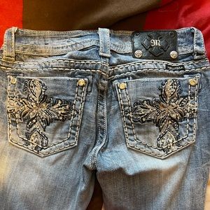 Light Wash Skinny Miss Me Jeans!